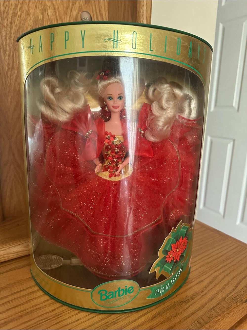 Barbie Red and Gold Festive 1993 Special Edition Doll